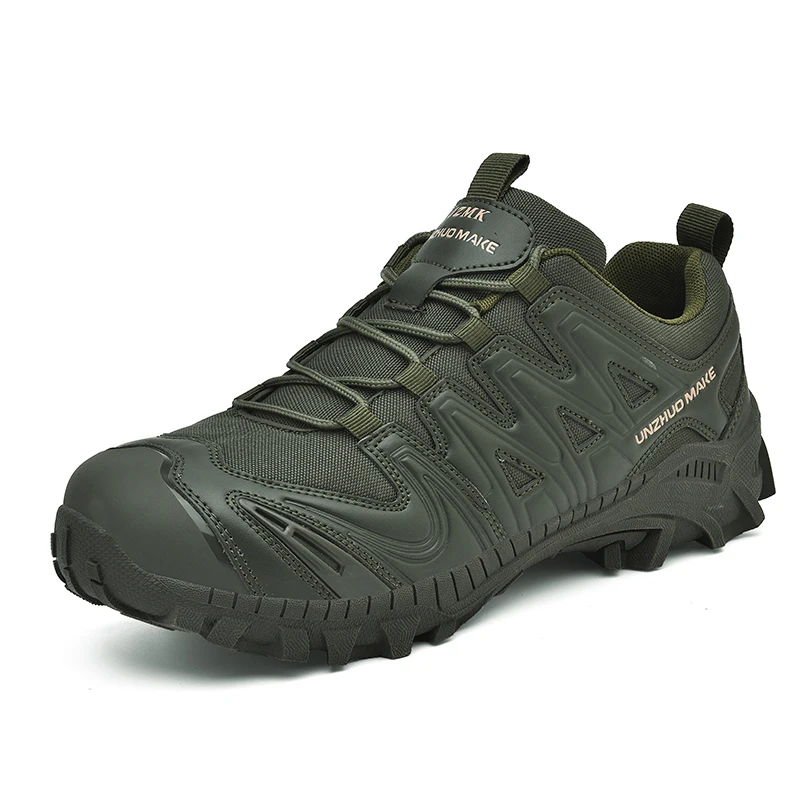 HIKEUP Botas tácticas senderismo bajo impermeables agarre todo terreno - imagen 3