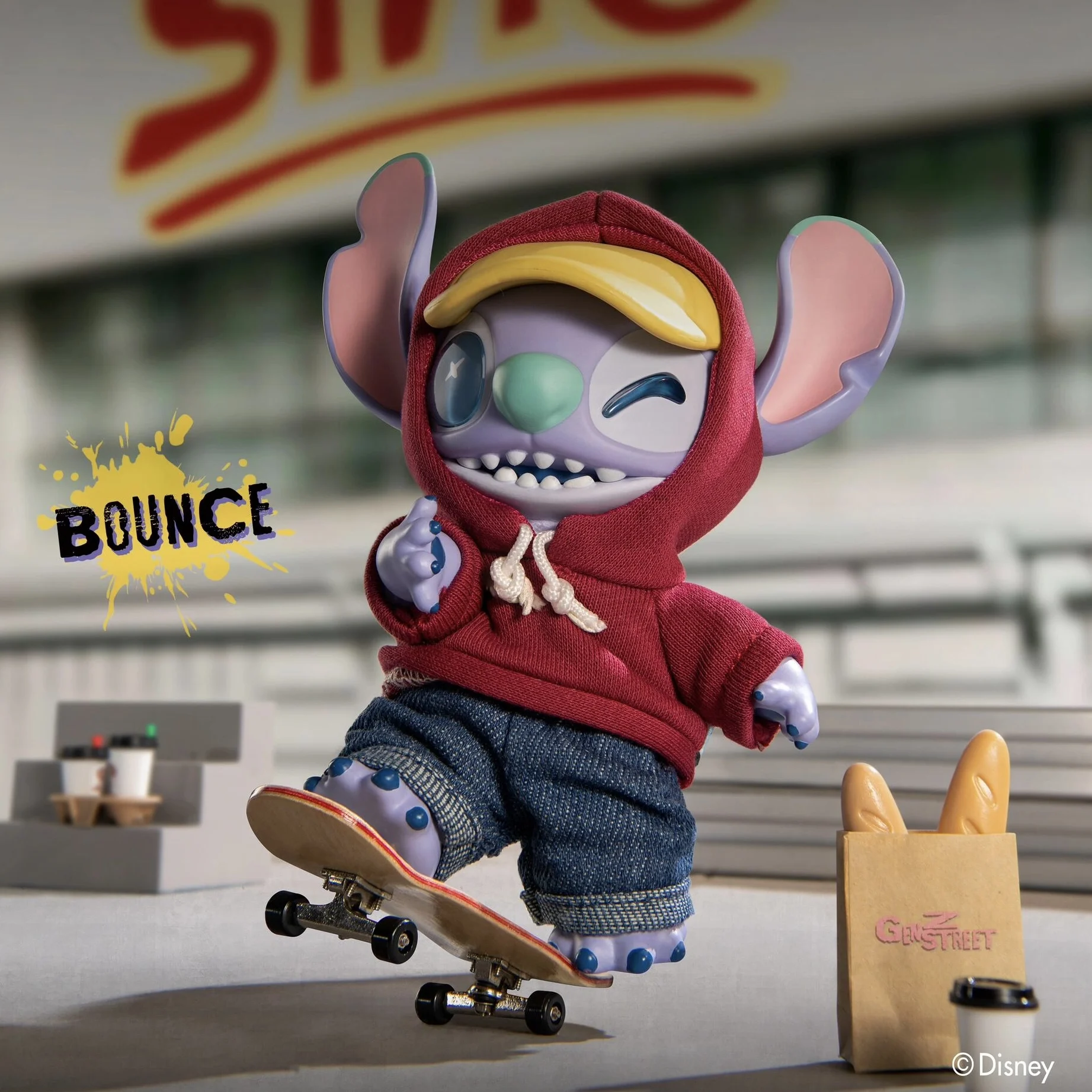 Disney Stitch GenZ Street Series Blind Box Bambole periferiche in vinile Ornamenti regalo di alto valore