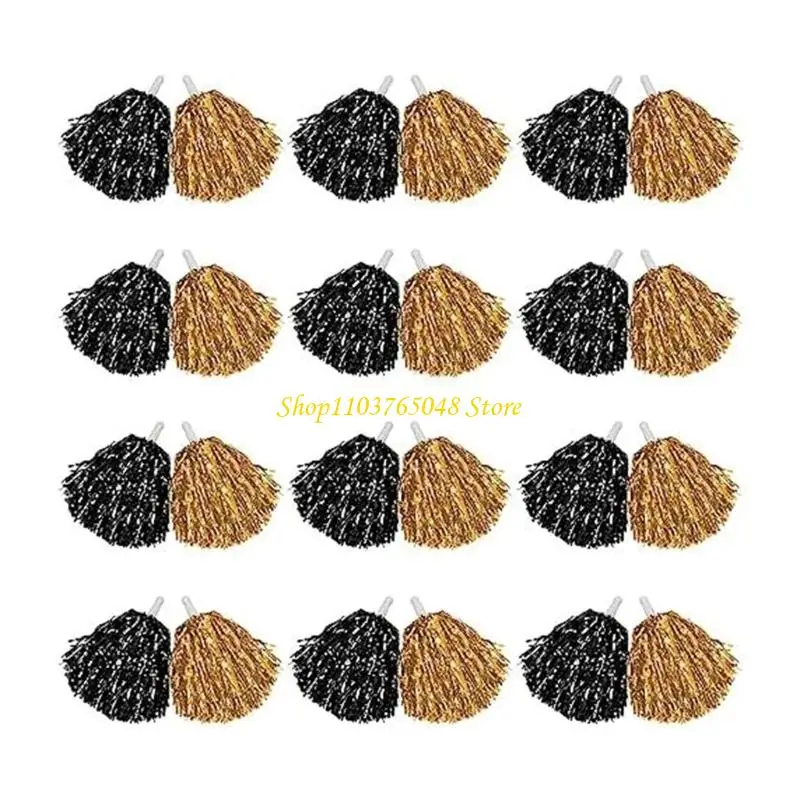 R53E Handheld Cheerleader Pompoms for Sports Meet Team Spirit Cheering Party Dance