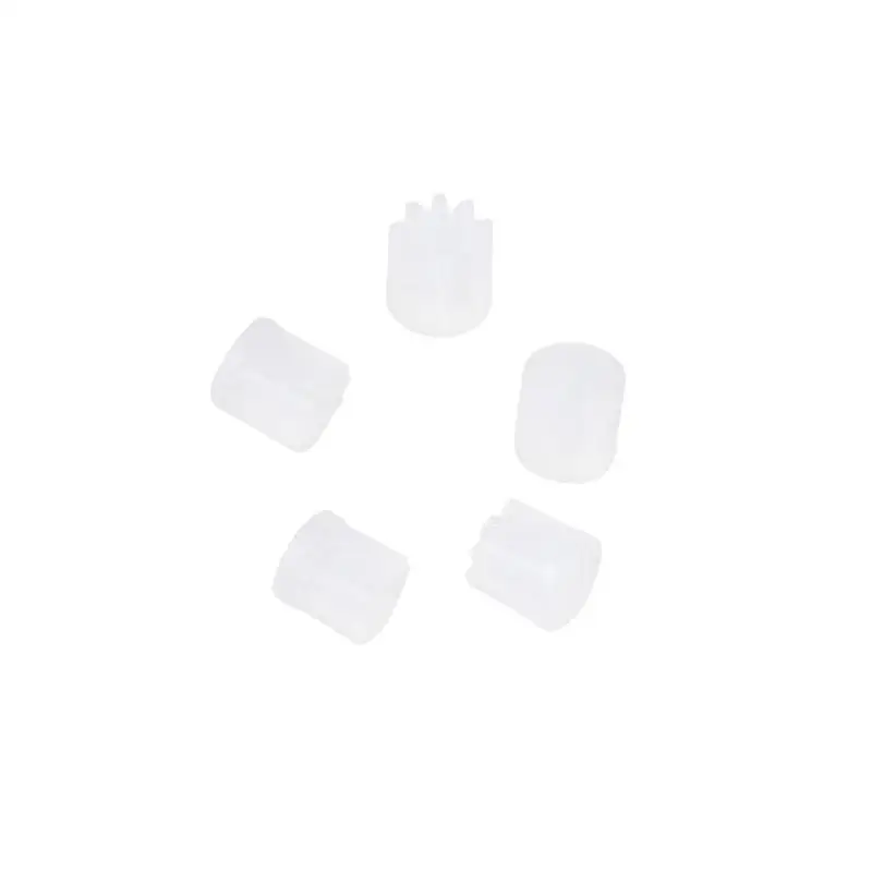 5/10Pcs For 0.8mm Motor Shaft Wear Resistant Transmission Gear Accessories For RC Toy M0.2 10 Teeth Plastic Pinion