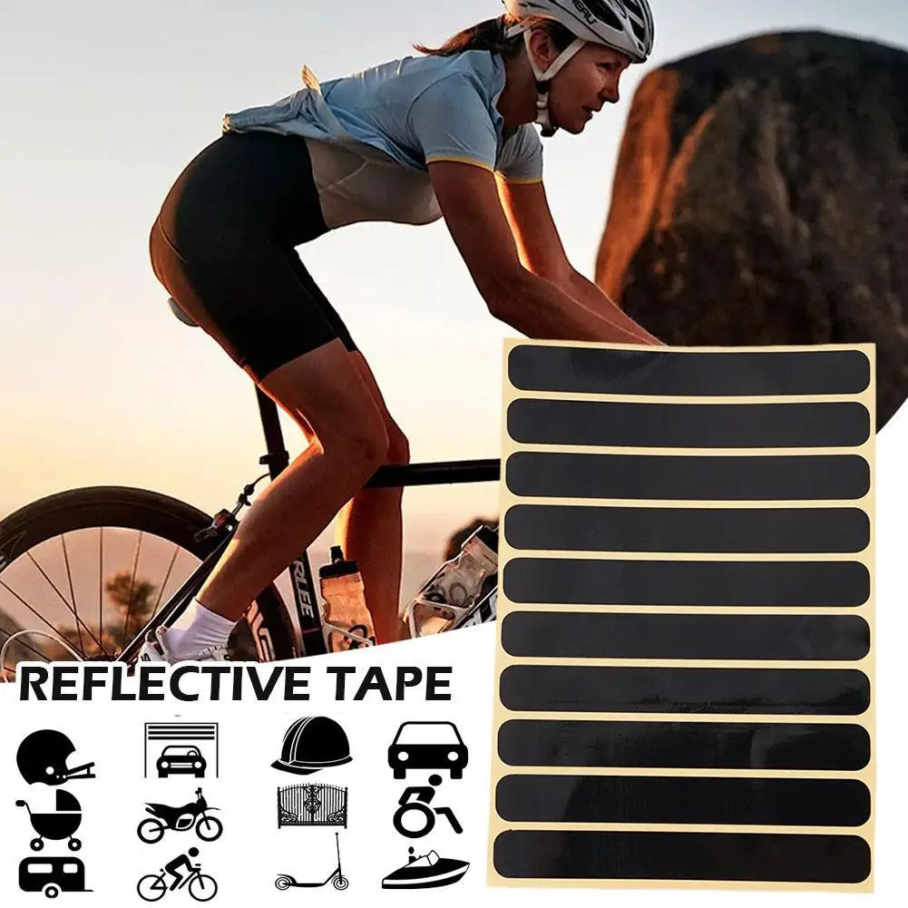 Reflective Stickers For Helmets Invisible Helmets Stickers Simple And Effective Reflective Tape For Helmets Bikes Motorcycles