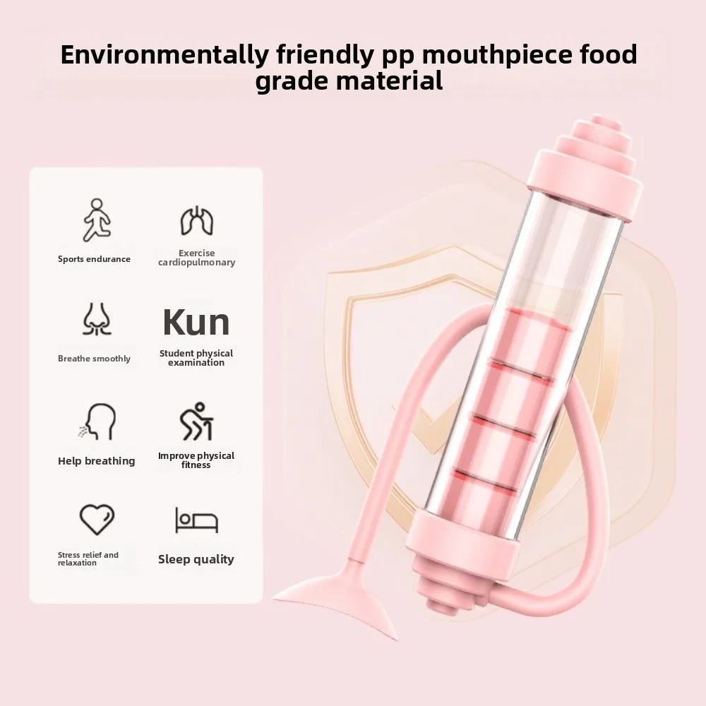 

Дихательные гантели с диафрагмой, регулируемое сопротивление, тренажер для дыхания в животе, расширитель емкости легких