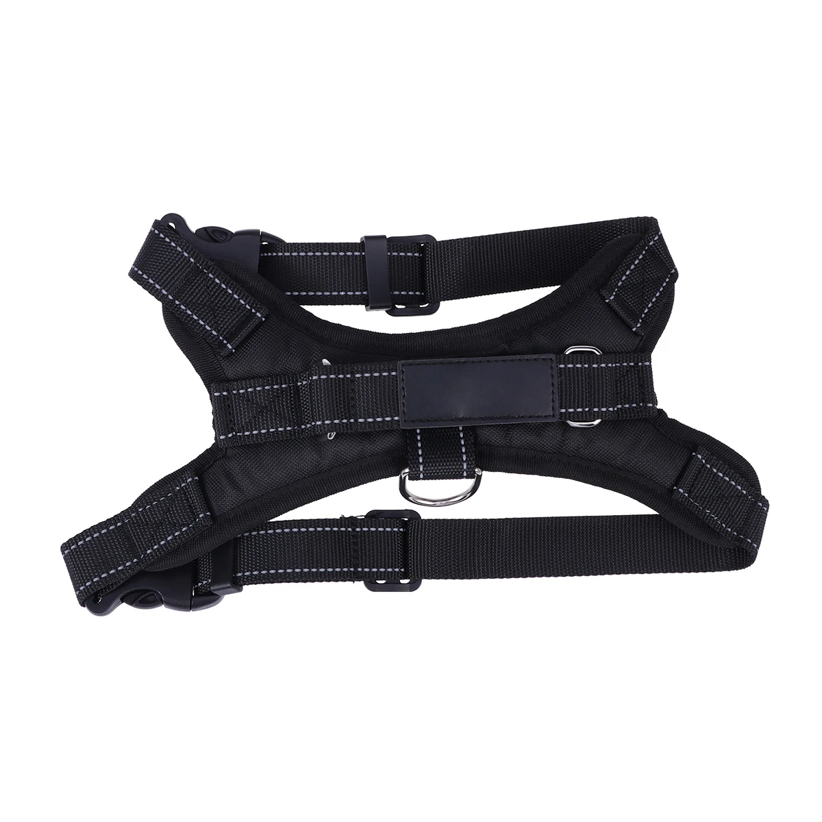 

Durable Oxford Cloth Dog Harness for Large Medium Dogs Quick Release Buckle Black S Size Free Movement Comfortable Pet Chest
