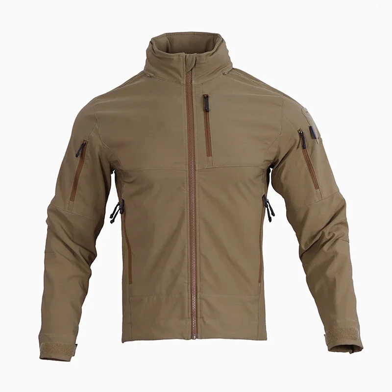 Emersongear niebieska etykieta taktyczna mgła wiatroszczelna miękka skorupa płaszcz kurtka garnitury bojowe kolarstwo na świeżym powietrzu piesze wycieczki Camping polowanie EMB9571