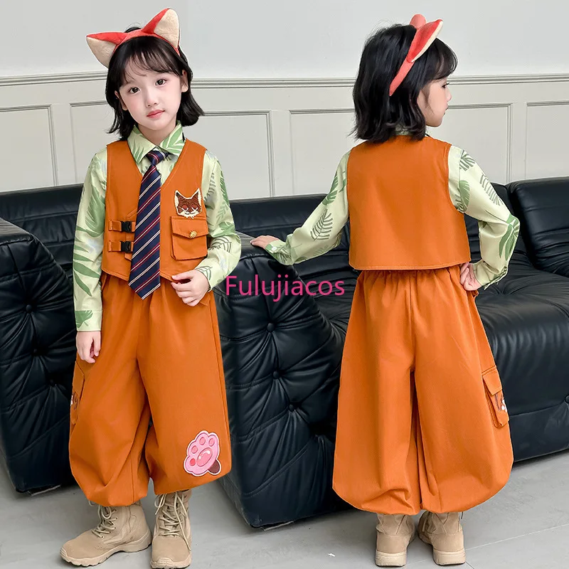 Judy Nick Fox Performance Costume Autumn Rabbit Officer cosplay costume