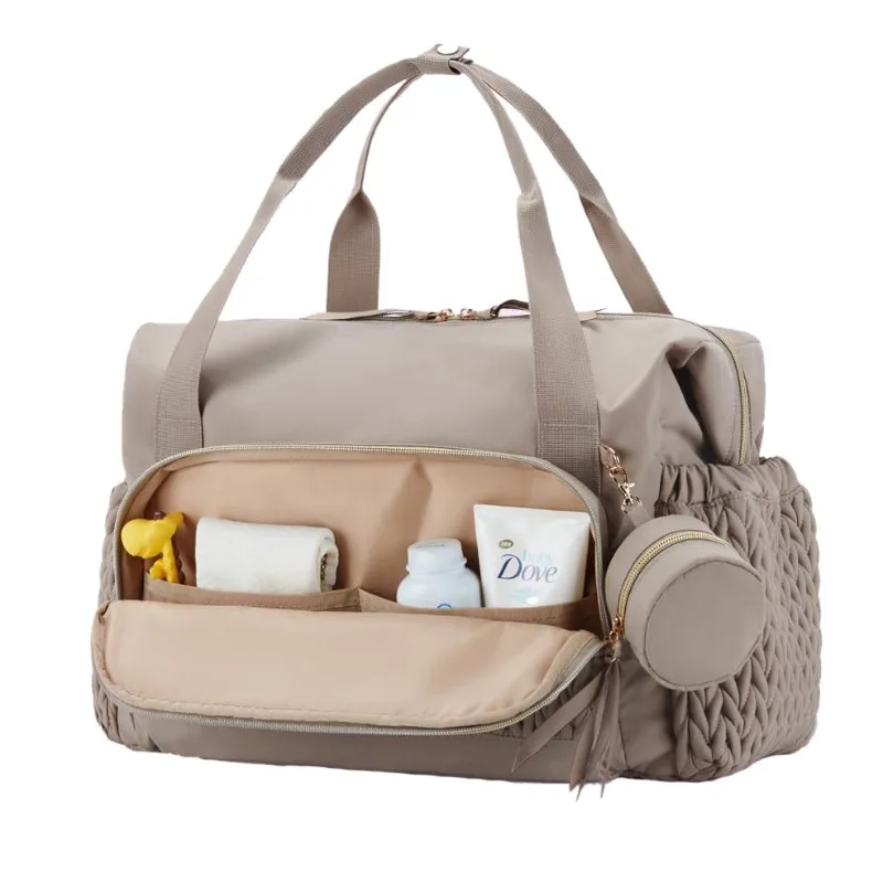 

1pcs Lightweight Large Capacity Travel Bag Handheld Gym Bag Multifunctional Weekend Overnight Duffel Bag