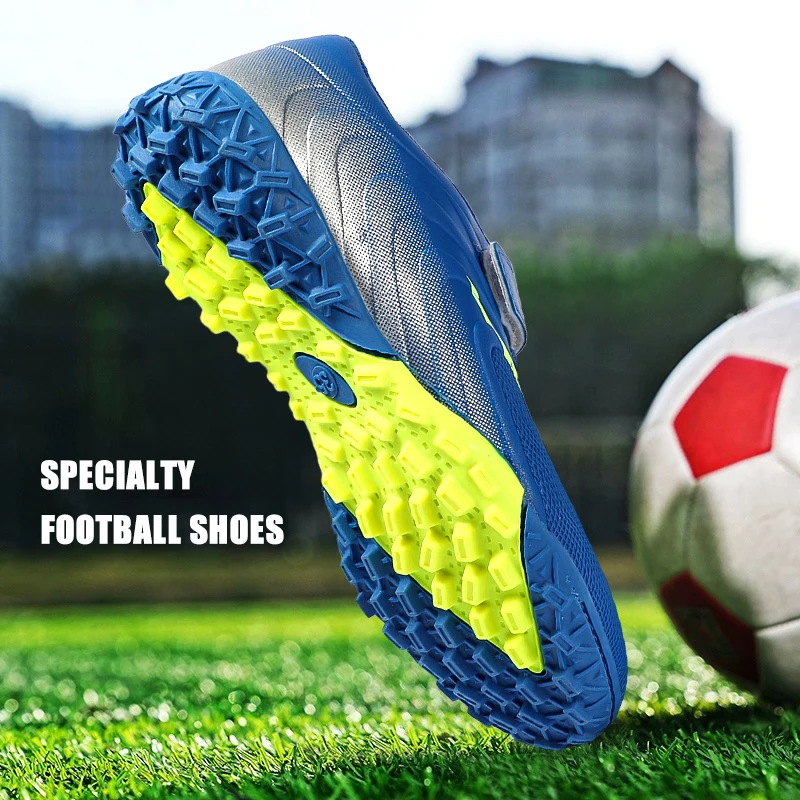 Kids Soccer Shoes Boys Outdoor Sport Shoes TF/FG Cleats Training Anti Slip and Wear-resistant Girls Football Shoes Boots