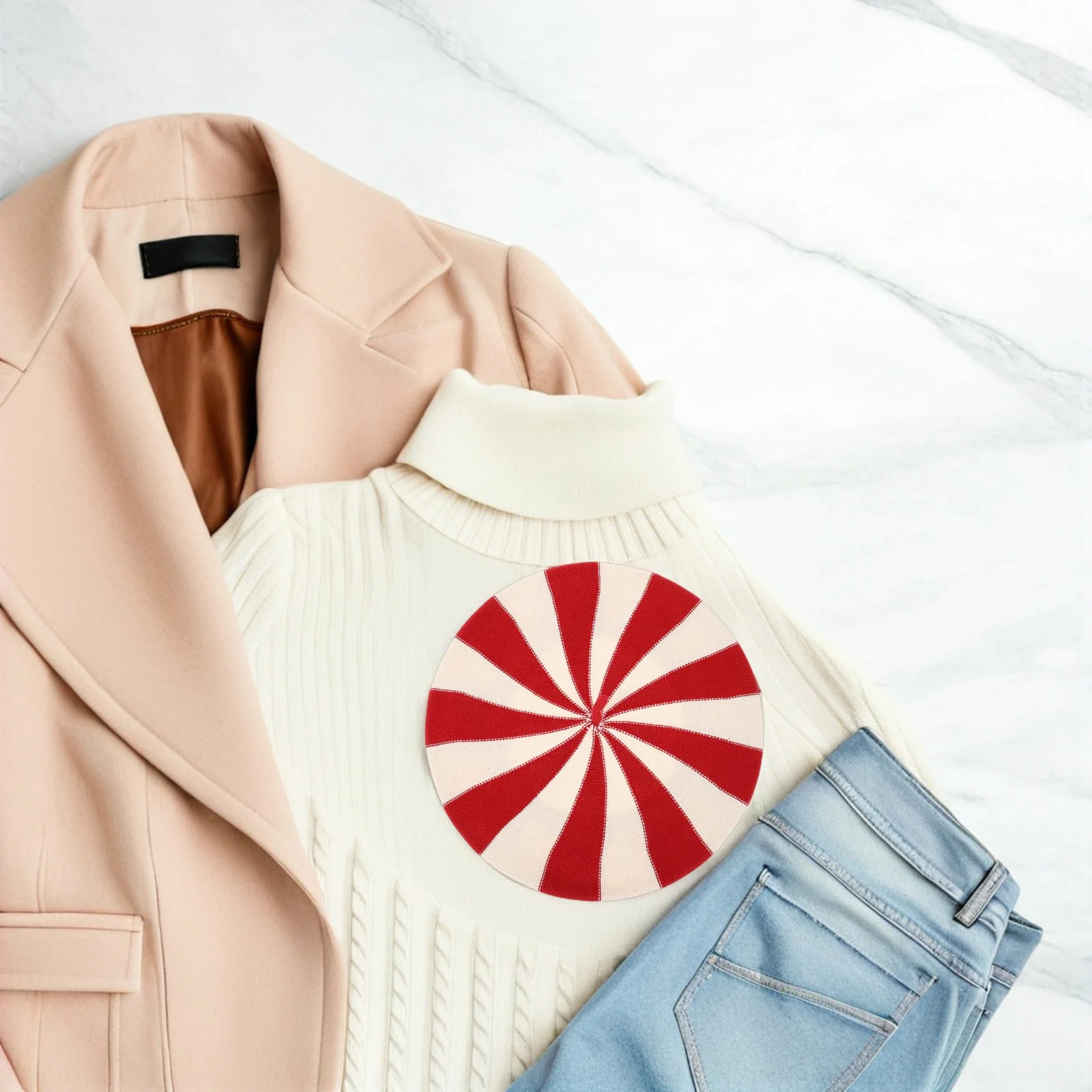 

Women's Striped Beret Hat Fashion Knit Headwear Vintage Casual Beret Windproof Sun Protection Spring Autumn Winter Travel