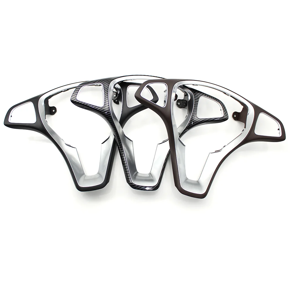 W205 W213 W253 W218 W166 W447 Verbesserte Innen Auto Lenkrad Chrome Abdeckung Panel Trim Für Mercedes Benz C E GLC CLS Klasse – Detail 7