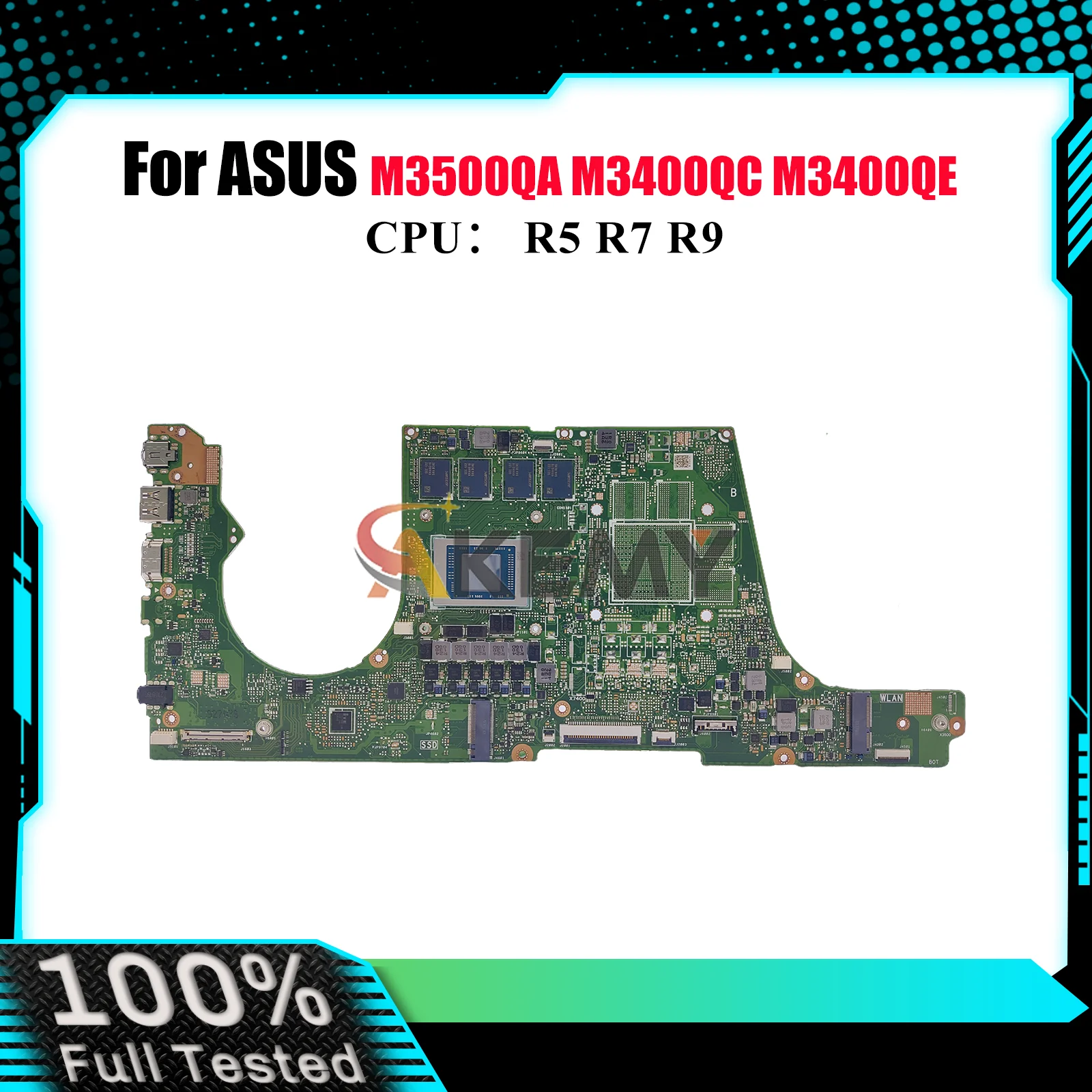 

Материнская плата M3500QA для ноутбука ASUS VivoBook M3400QC M3500Q M3400QE M7400Q M3401Q M7600Q D3500Q M3400Q с процессором R5 R7 R9