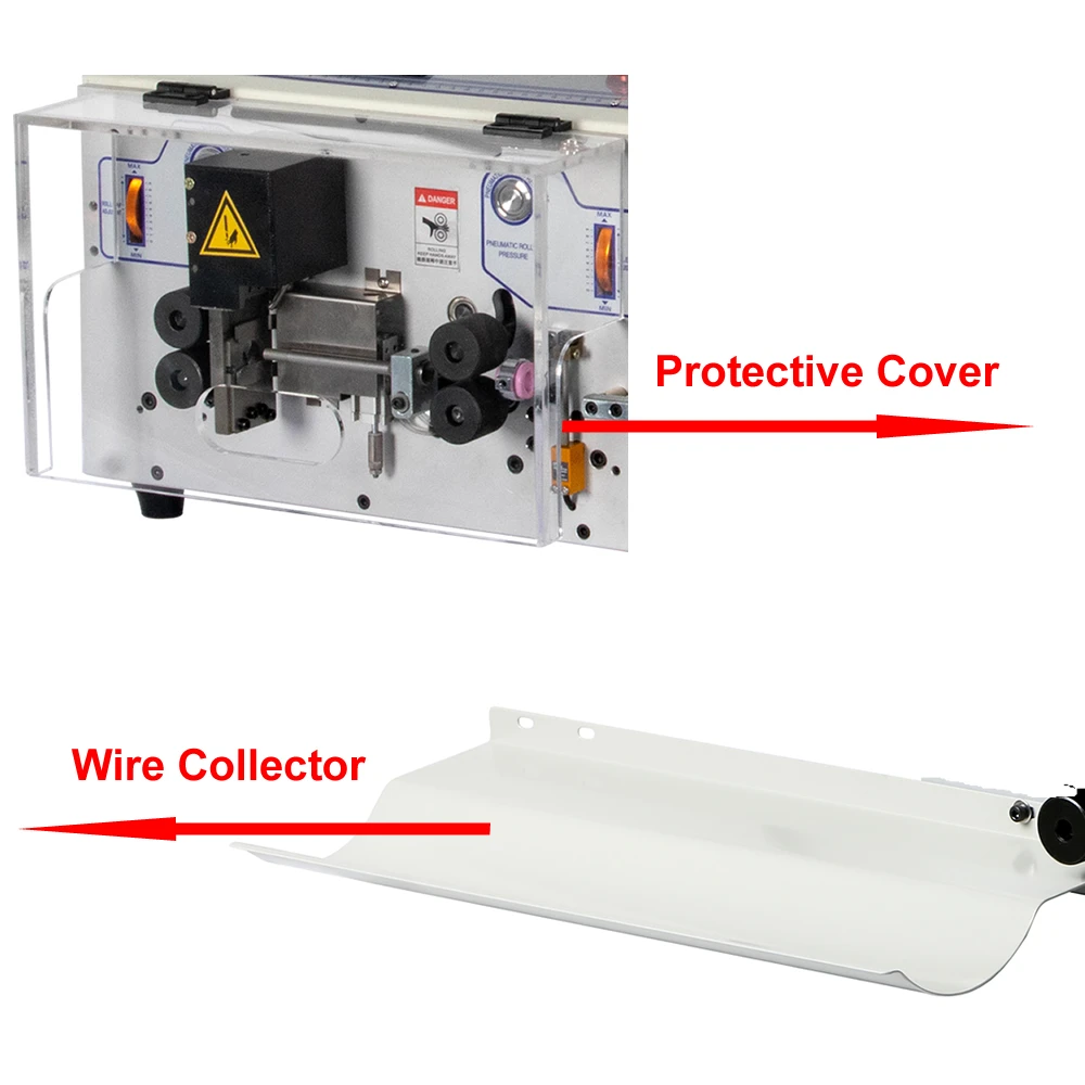 Protective Cover and Wire Collector for SWT508C SWT508E SWT508SD SWT508JE MAX SWT508 Series Wire Stripping Cutting Machine Parts