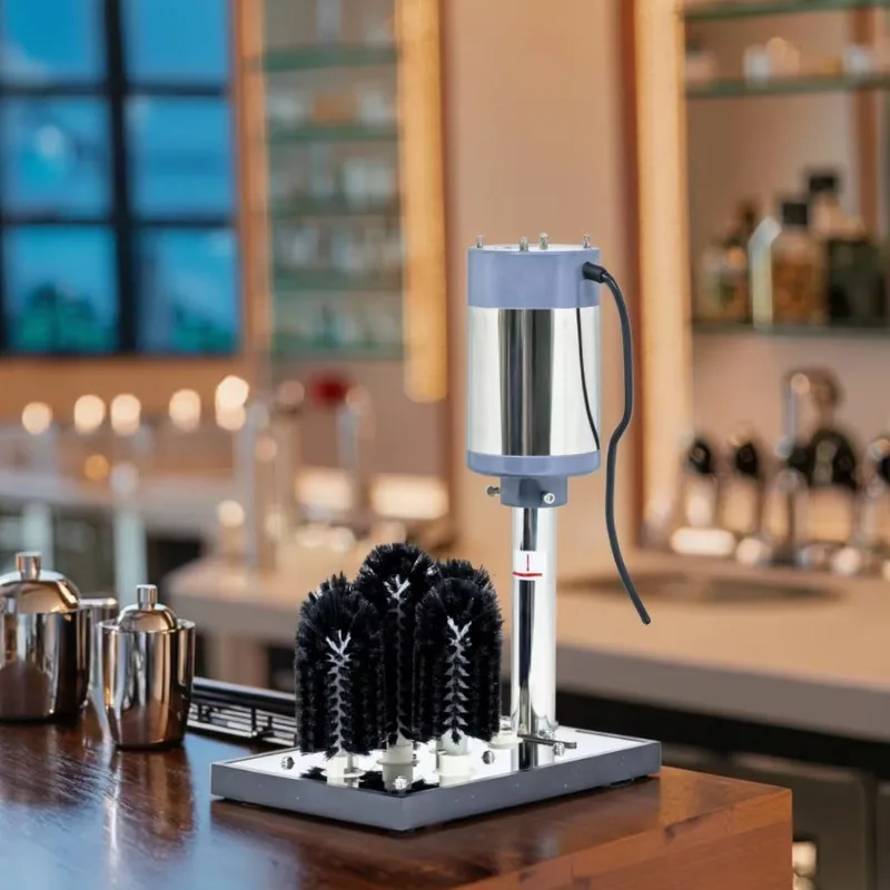 300W Automatic Countertop Glass Washer Commercial Cup Cleaning Machine for Bar Restaurant Kitchen