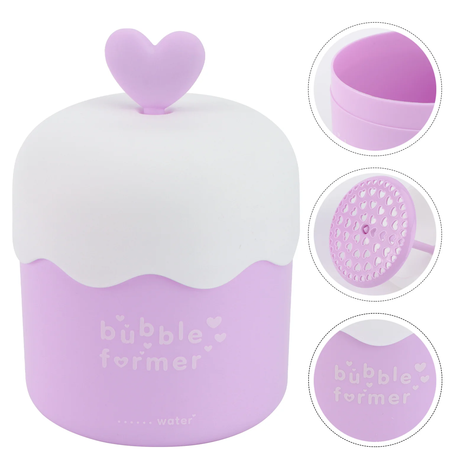 Espuma de prensa portátil para limpiador Facial, taza de burbujas, dispositivo de espuma ligero, burbujeador, herramienta de cuidado de la piel de tamaño de viaje, 1 ud.