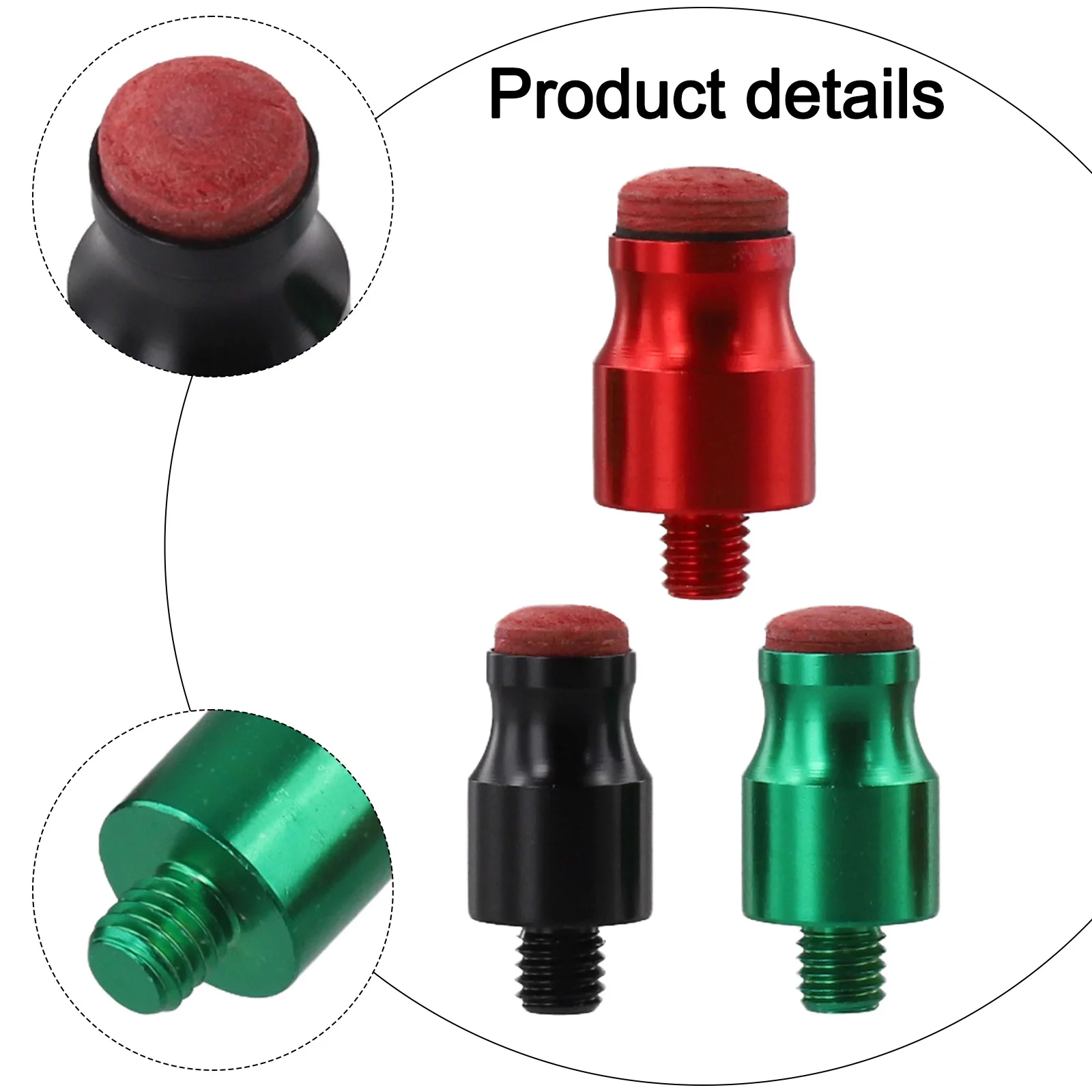 3 Pack Aluminum Heads for Dent Repair Puller Tool Replacement Compatible with Standard Tap Hammers for Automotive Dent Removal