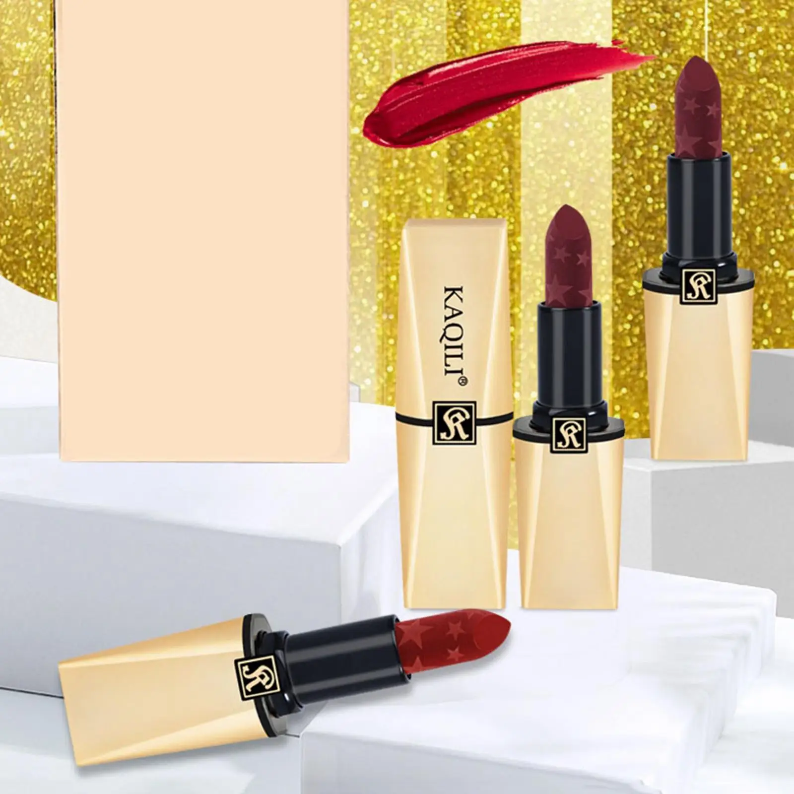 Lip Makeup Matte Lipstick Set Nourishing Creamy Formula Waterproof Velvet Palette for Durable Color Lasting Lips