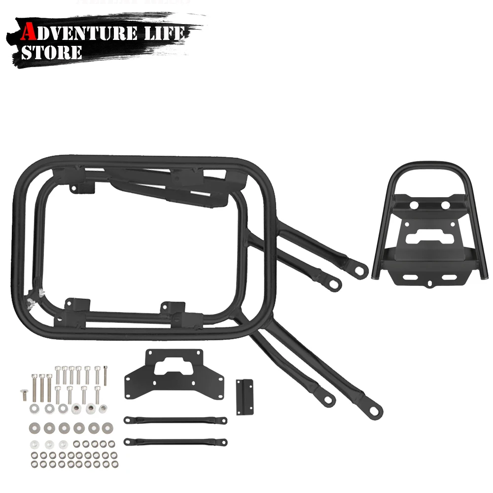 Stainless Steel Side Luggage Rack For LONCIN For VOGE 500DS 525DS 500 DS 525 Tail Trunk Top Case Saddlebag Rear Pannier Bracket