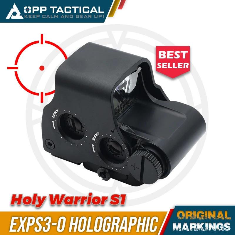 

New 2024 Holy Warrior S1 EXPS-3-0 NV Function 558 Red Dot Sight Hunting Holographic Airsoft Sight with Full Original Markings