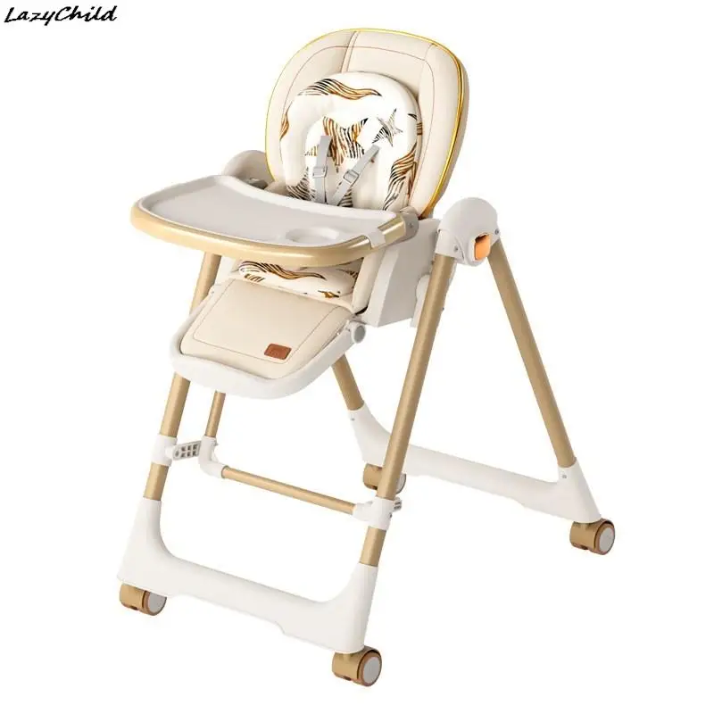 Lazychild-Silla de comedor plegable multifuncional para bebé, asiento portátil para comer, aprendizaje para sentarse en el hogar, 2 en 1