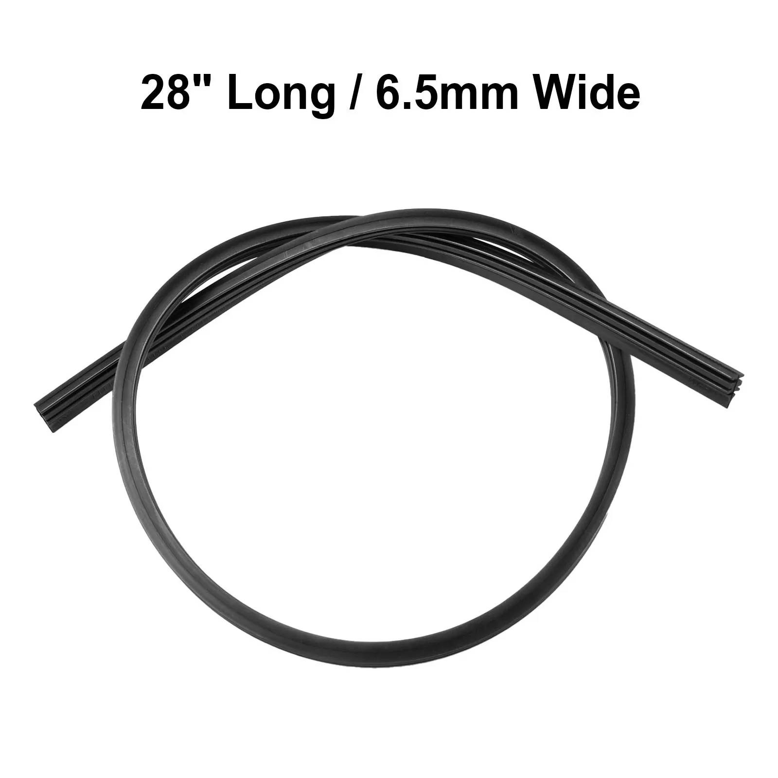 Car Wiper Blade Refill Strip For Most Cars/buses/vans/lorries/trucks Rubber Silicone Black Wiper Blade Refill Strip Auto Parts