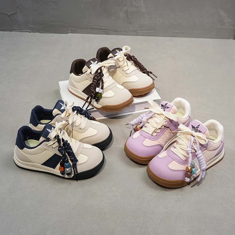 Soft Children's Sneakers Grace Casual Comfortable Breathable Fashion Kids Flat Shoe Boys Girls Autum Sports Casual Sneaker Shoe