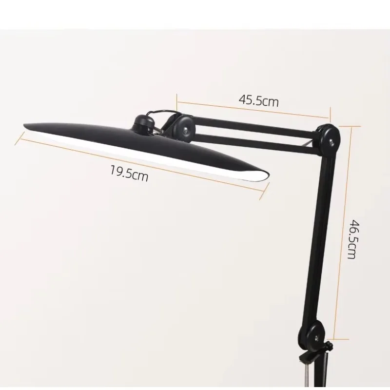 24W Led Light Clamp Bright Desk Lamp for Eyelash Extension Foldable Manicure Table Lamp Beauty Salon Spa Use