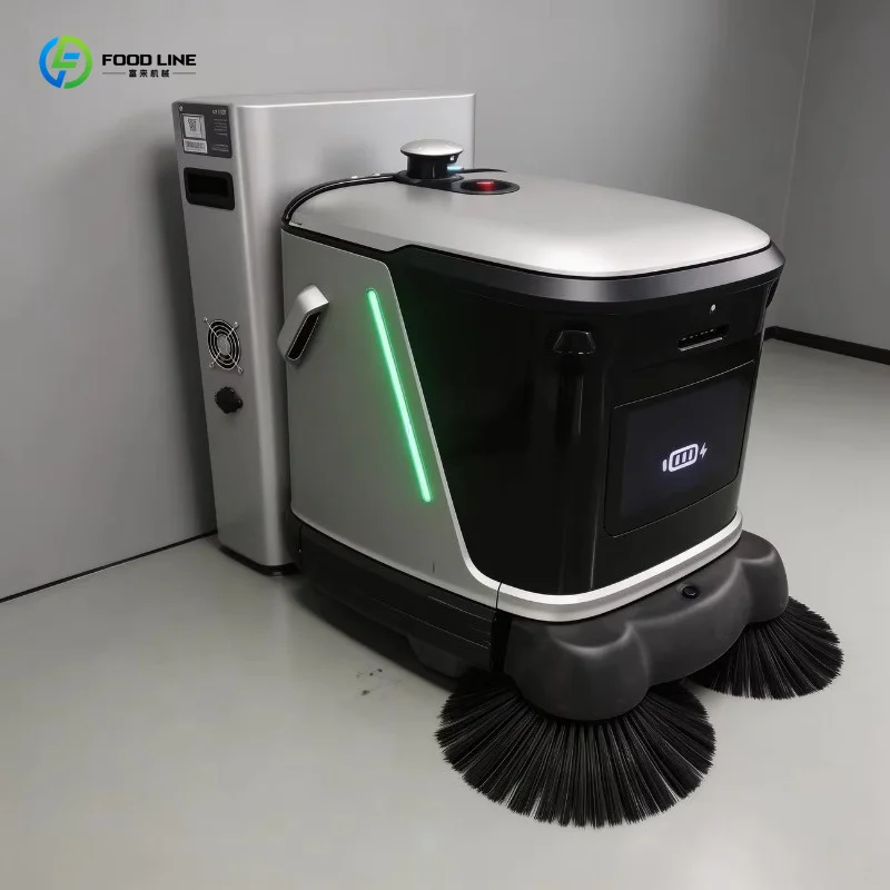 Customized Premium Smart Commercial Industrial Floor Cleaner Robot All In One Sweep Vacuum Mop Integrated Cleaning Machine
