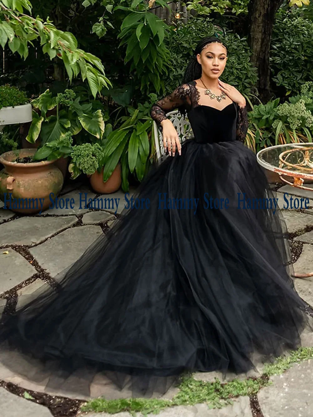 Vestidos de noiva preto para mulheres noiva mangas compridas querida renda a linha vestidos de novia vestido de noiva gótico vestido de casamento