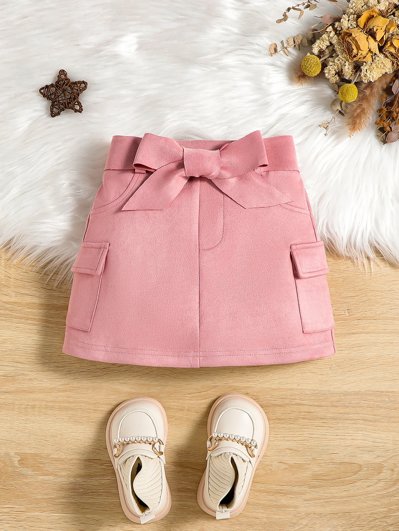 4-7Y Fashion  Children Kid Baby Girls Skirts Cute  A-Line Skirts Autumn Spring Girls Clothing Costumes With Belt