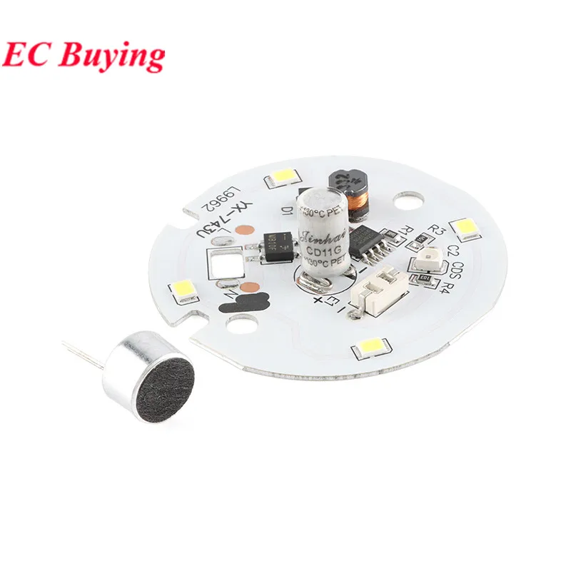 3W 5W 7W 9W 12W LED Low Voltage Light Source AC 220V 6500k Driver-Free DOB DIY Light Bulb Modified Control Board Accessories