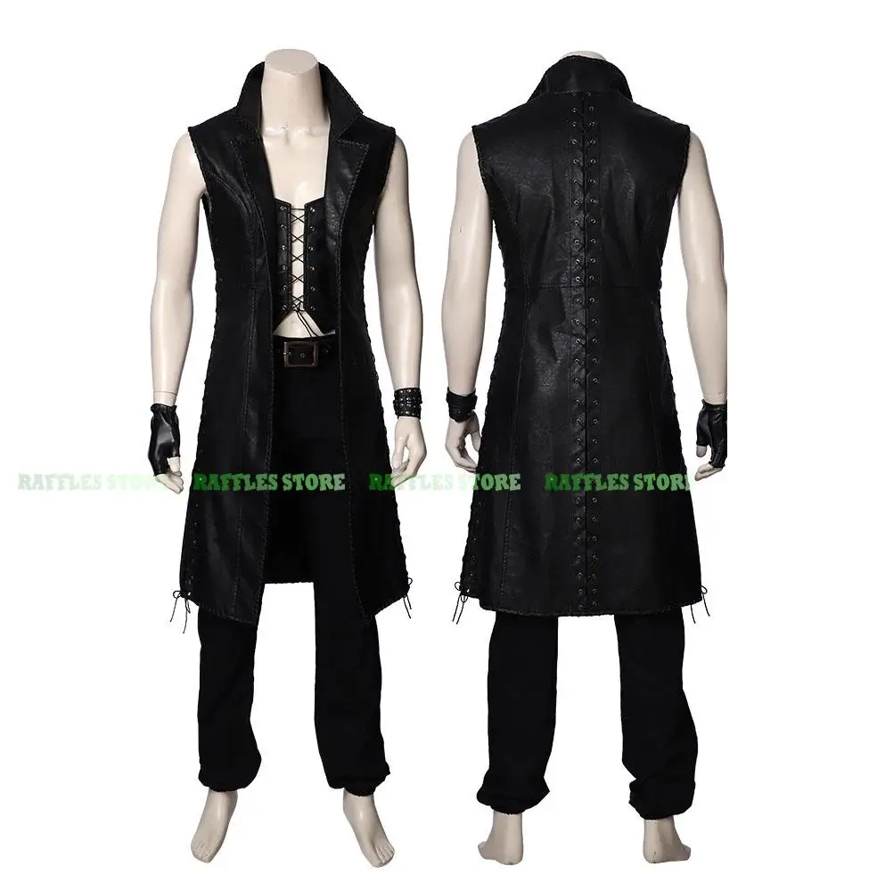 Jeu DMC 5 V Vitale SAFCosplay Costume pour hommes, perruque May Cry, uniforme, tenue, sur mesure, fête d'Halloween, vêtements pour hommes