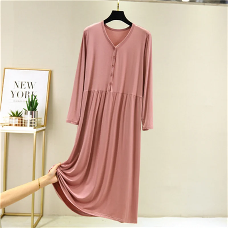 2023 New Summer Short Sleeve Dress Women\'s Clothing Large Size Loose Button V-Neck Home Casual Cotton Shirt Dress jp272