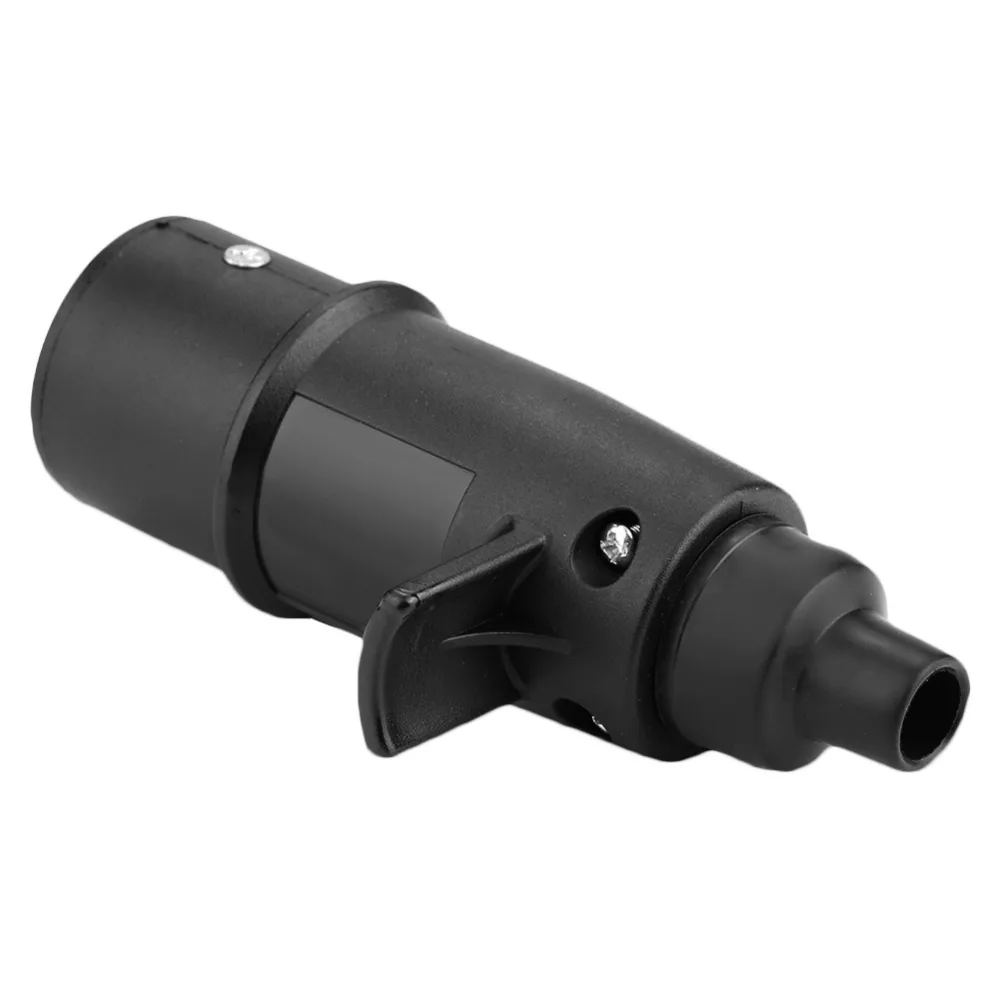 

Compatible 7 Pin 24V Trailer Plug Plug Play Heavy Duty Towing Connector Easy Installation Plug Adapter Trailer Truck