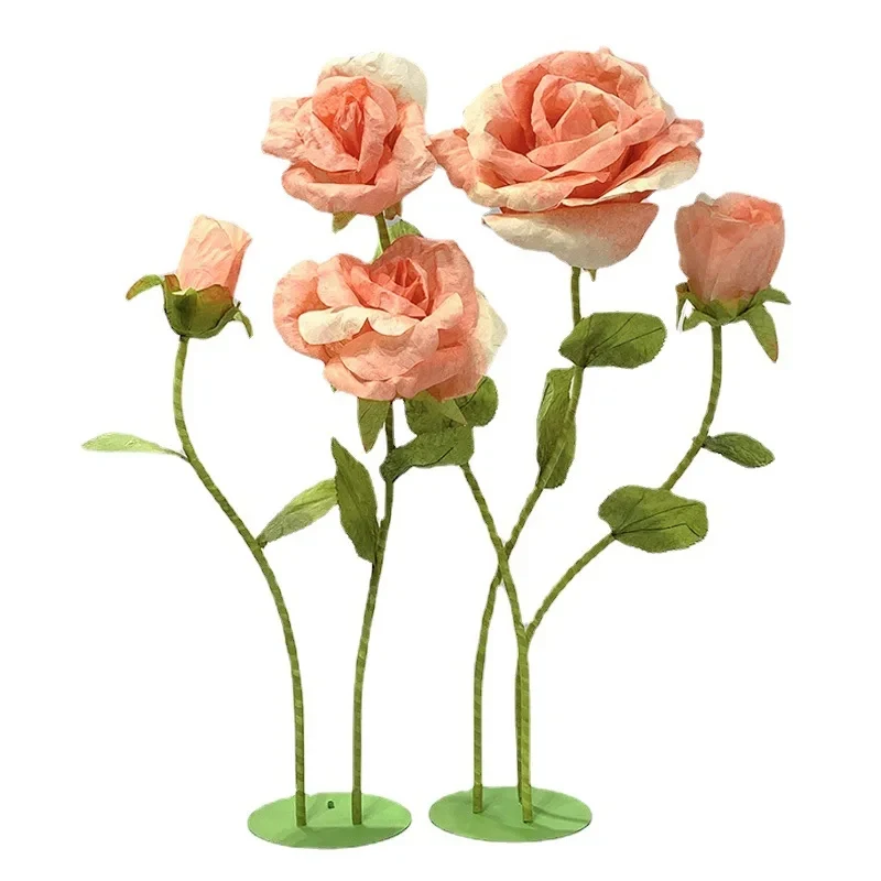 Paper Art F Hand-Ulated Rose, Finished Product In Shopping Mall Meichen Decorative Bouquet