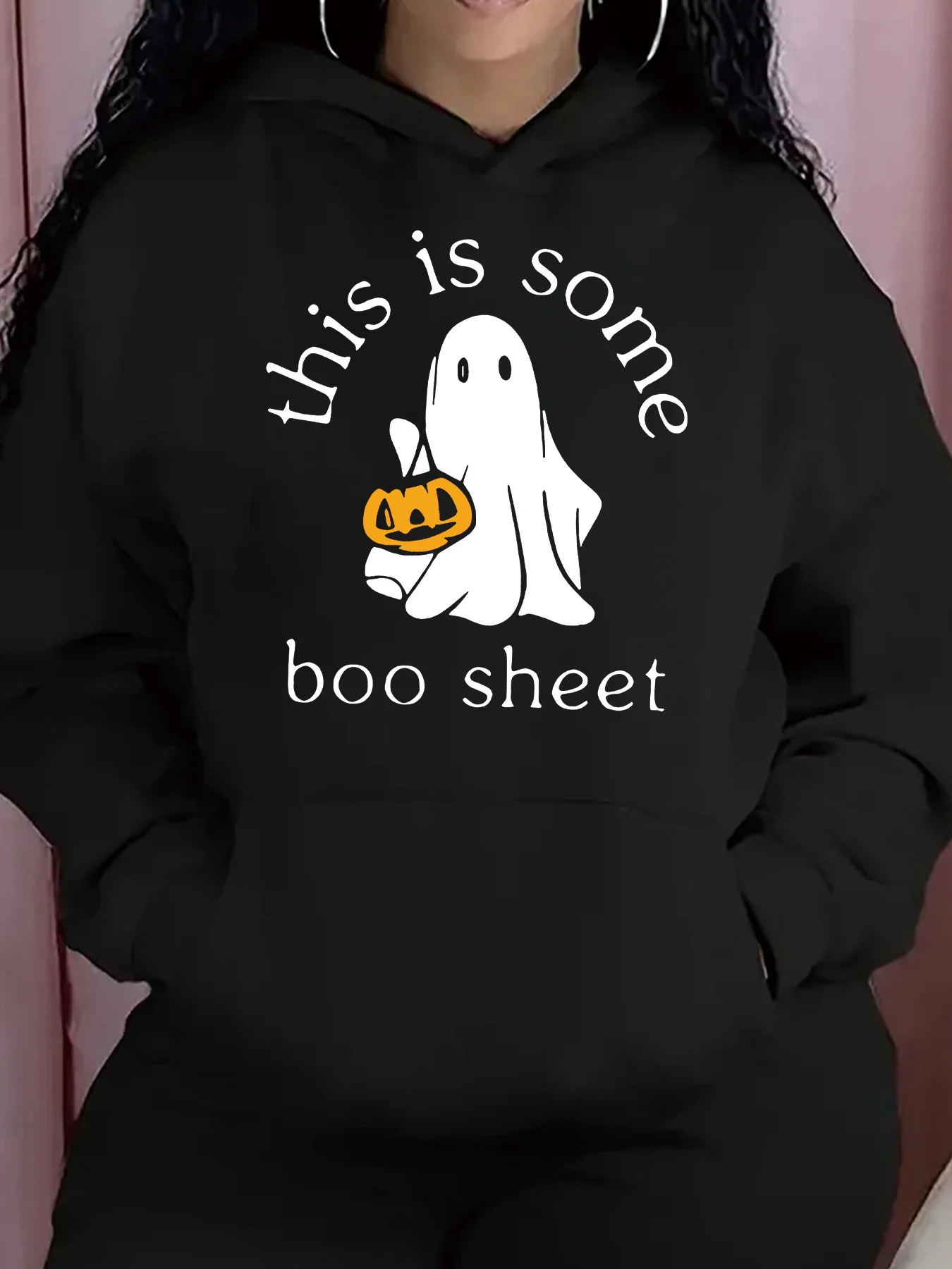 

Halloween Graphic Printing Autumn and Winter Pure Cotton Men's and Women's Hoodies Outdoor Street Sports Training Brand Trend