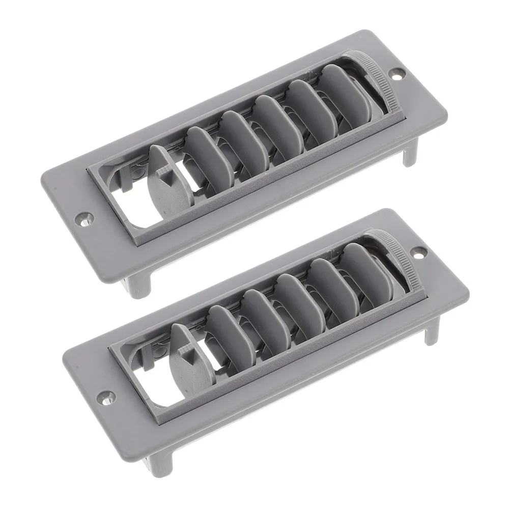 

2Pcs Universal Car Air Conditioning Vent ABS Dashboard Grille Replacement for Trucks Excavators Vehicle Air Outlet Ventilation