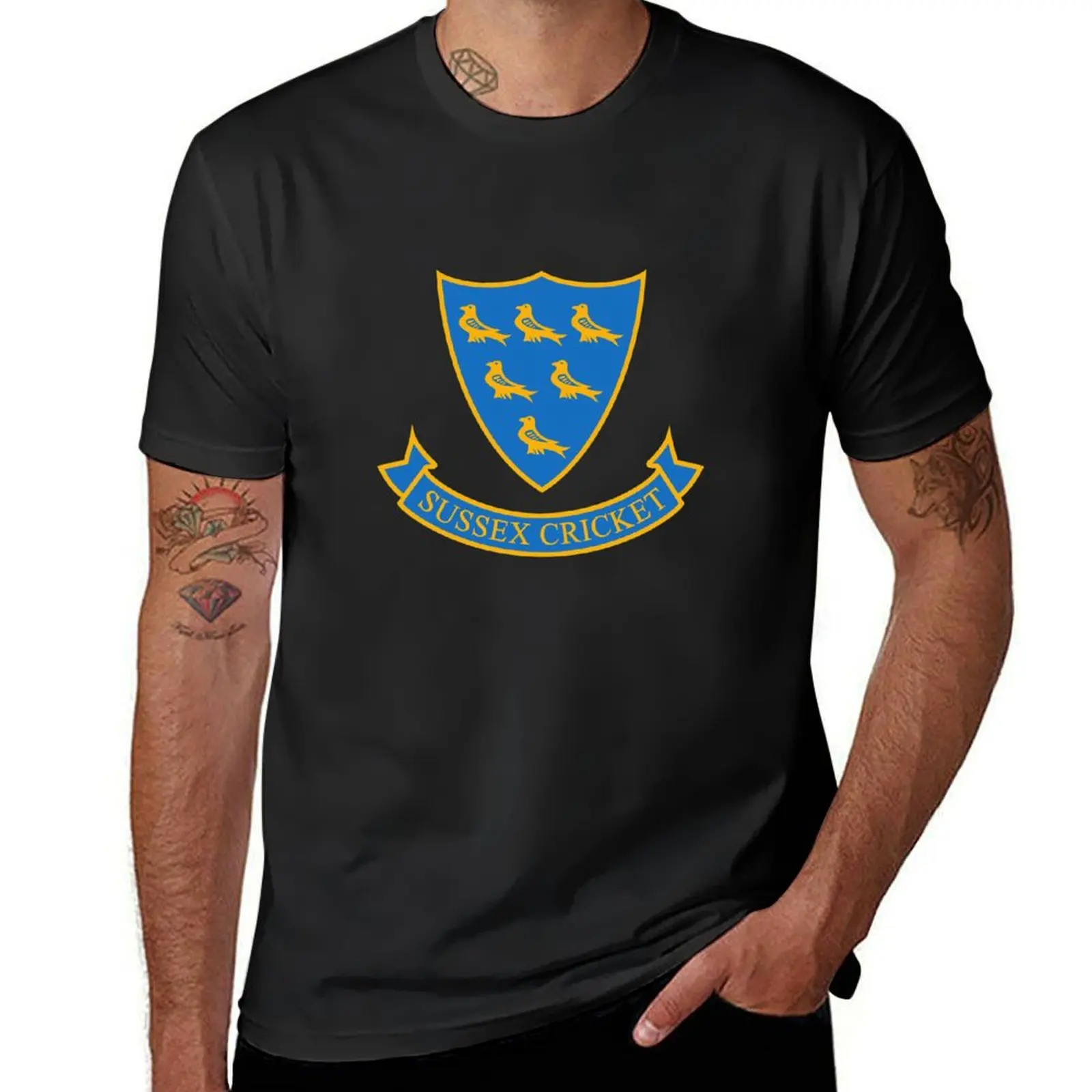 Sussex County Club Cricket T-Shirt shirts graphic tees vintage mens graphic t-shirts