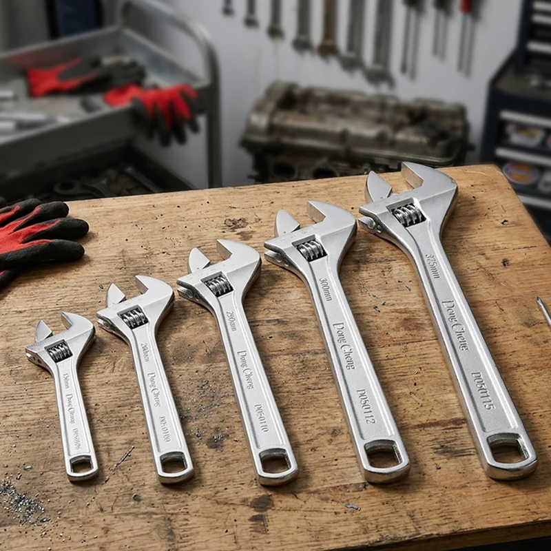 

Набор разводных ключей из кованой стали, 6, 8, 10, 12, 15 дюймов, хромированные, для сантехники и авторемонта