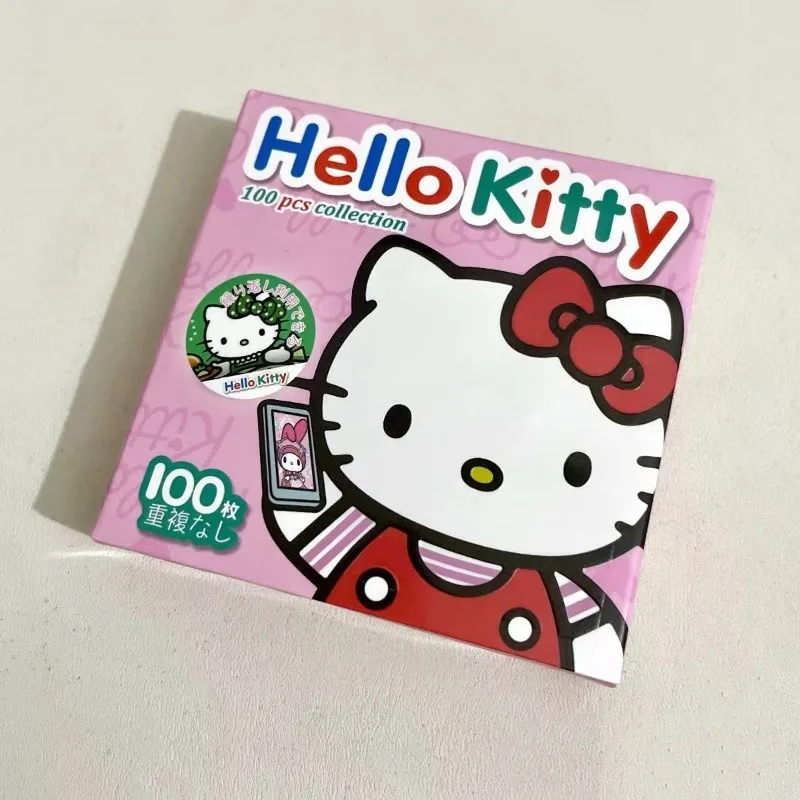 

100pcs Hello Kitty Stickers Student Children Toy Refrigerator Phone Case Decoration Backpack kawaii Women Accessories Wholesale