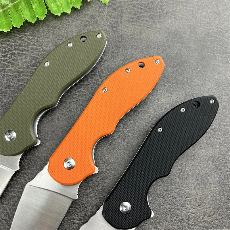 Folding Knife D2 Blade G10 Handle C172 Knife Self-defense Portable Hiking Camping Cutting Durable Multitool Hand Knives EDC