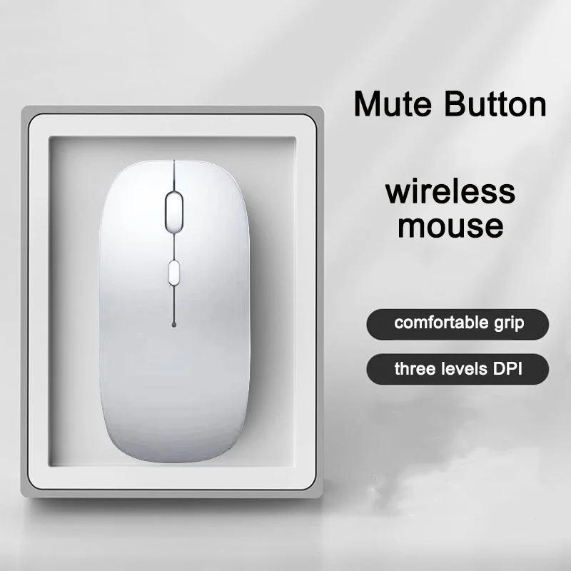 

Wireless 2.4G Mouse Light Weight Small Portable Mute Button Office Use DPI Adjustable Gaming Mice PC Laptop For Lenovo HuaWei