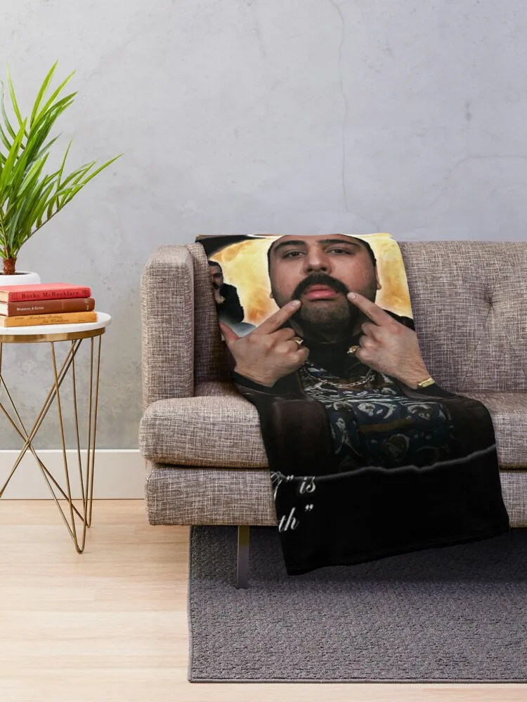 Chabuddy G - The G is for Girth Throw Blanket Decorative Throw Plaid on the sofa Blankets