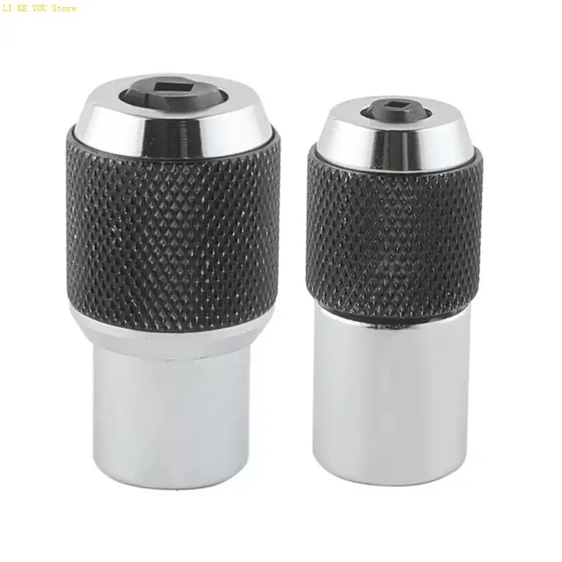 

W3JE 2Pcs Adjustable Tap Socket Set Tap Sleeve Extraction Holder Tool Fit Taps #6-1/4" with 1 4 for Tight Workspaces