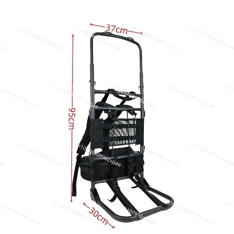 Backframe hunting camping outdoor hiking mountaineering backframe aluminum frame welded waist guard backpack