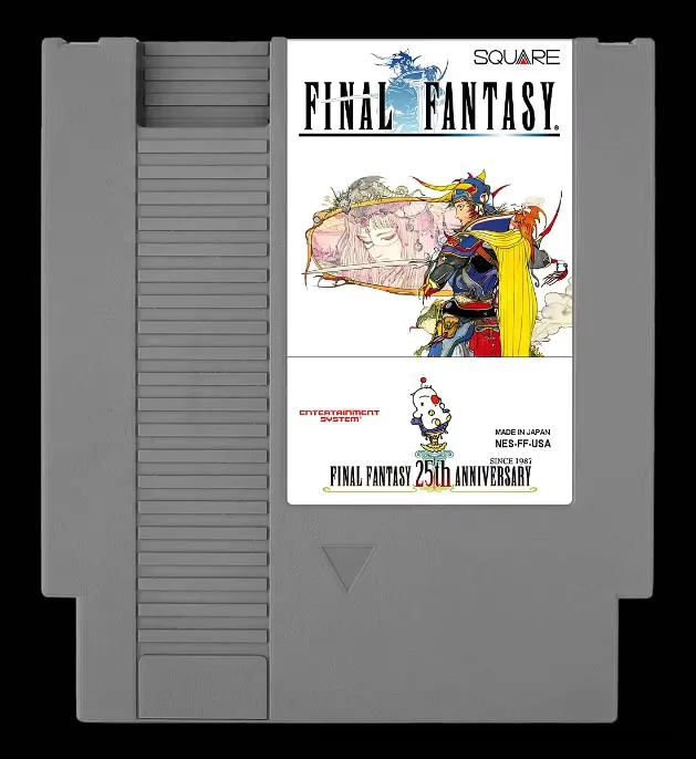 بطاقة ألعاب 8 بت: الذكرى السنوية الخامسة والعشرون من Final FANTASY (إصدار NES!! خرطوشة فقط!!)