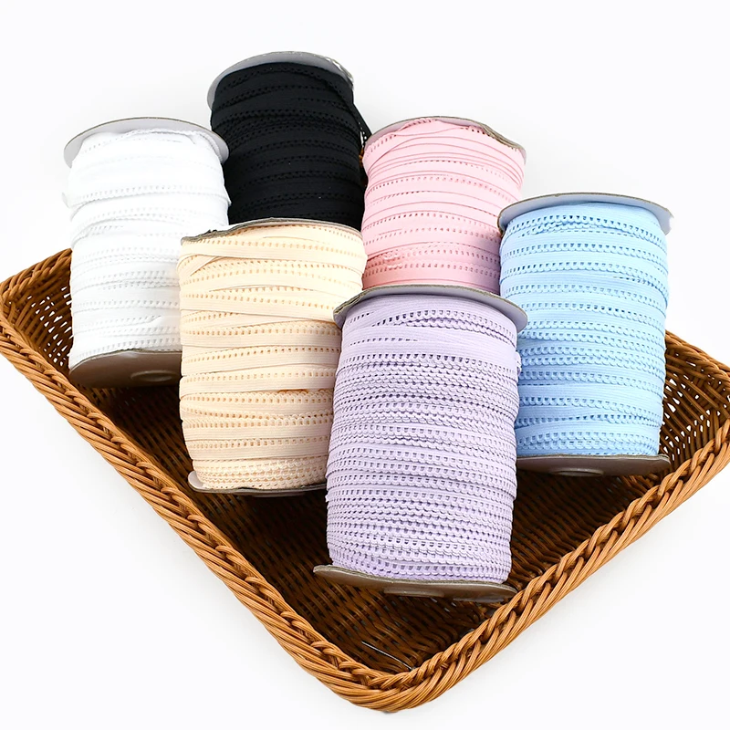 2-20Meters 10mm Colored Elastic Band for Clothes Underwear Strap Stretch Rubber Ribbon Tape Lace Webbing DIY Sewing Accessories view 5