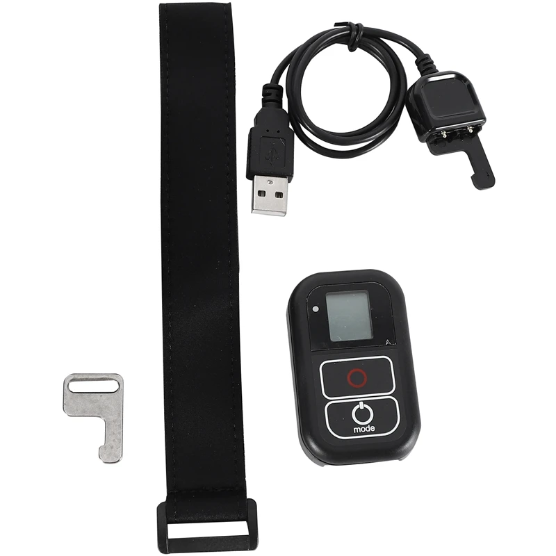 Waterproof Wireless Wifi Remote For Gopro Hero 7 6 5 4 Session Go Pro 5 6 3+ Smart Remote Control Charging Cable Kits