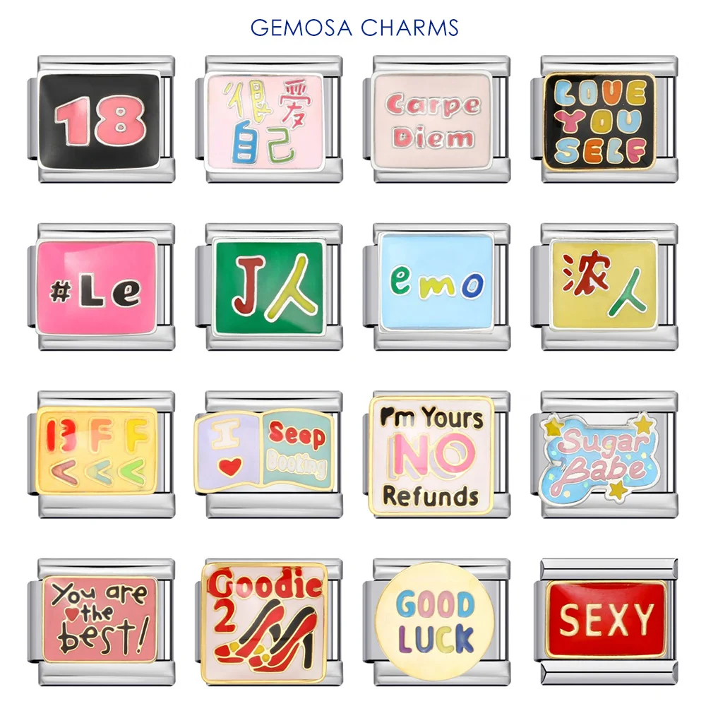 gemosa-y2k-модное-красочное-китайское-слово-bff-sexy-emo-итальянский-шарм-link-подходит-для-браслета-из-нержавеющей-стали-9-мм-diy-Изготовление-бусин