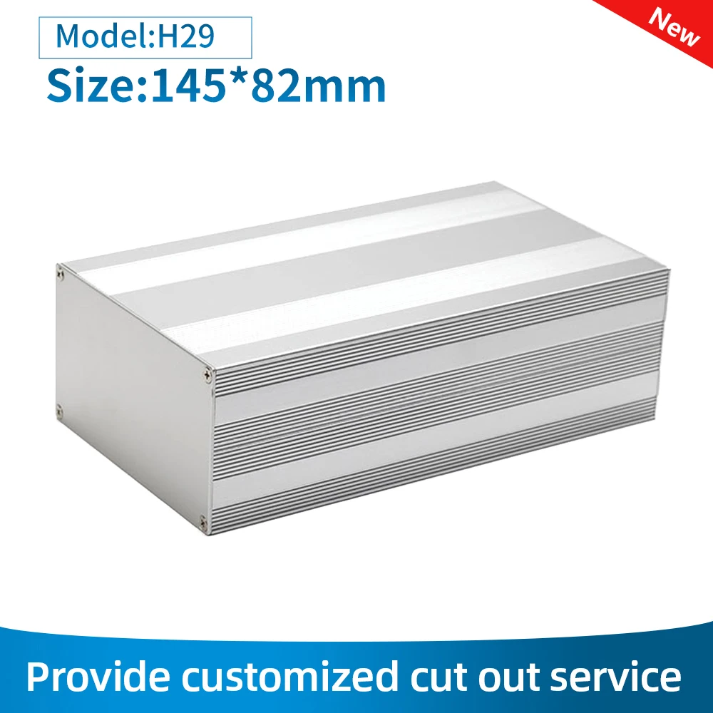 Split Type Enclosure Customized Drilling Holes Case Motor Control Circuit Board Pcb Board H29 145*82mm