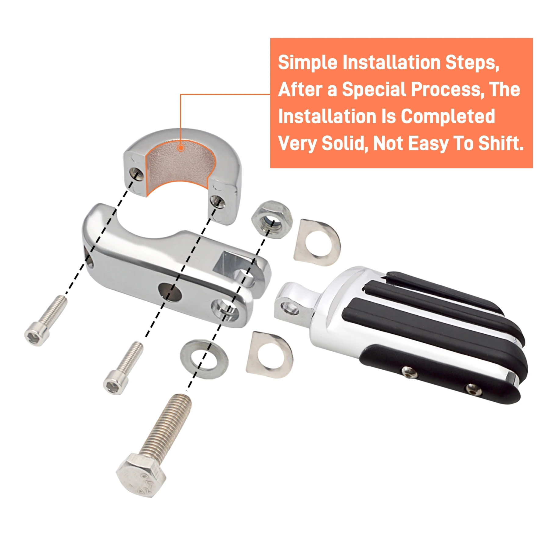 Repose-pieds de route pour moto 32mm Repose-pieds de pare-moteur Pour Harley Softail Slim Fat Bob 114 Dyna Low Rider S Road King Street Glide FLTRX accessoires moto