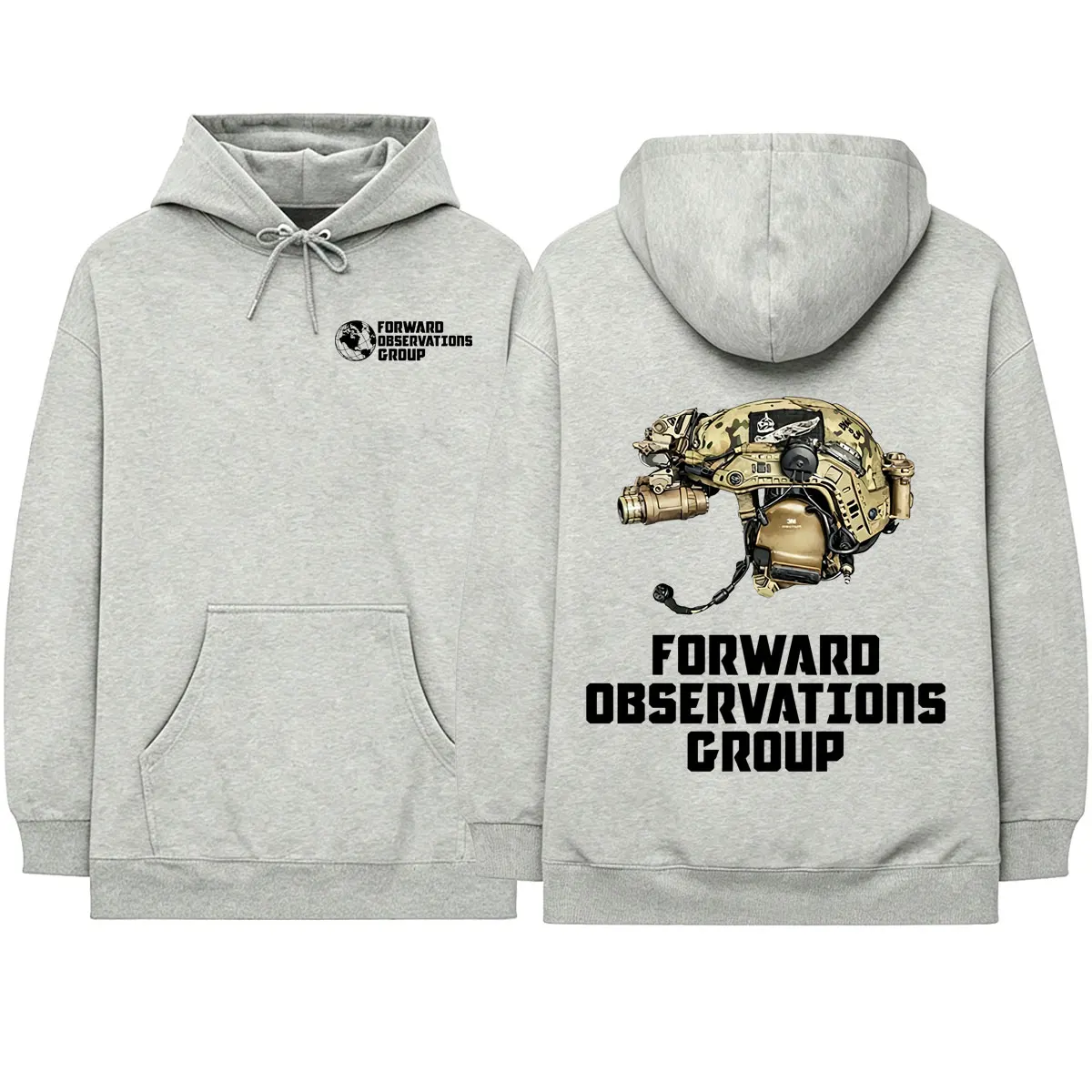 Forward Observations Group Skeleton Hoodies Herren Damen Kleidung Mode Lässig Langarm Pullover Kapuzenpullover Streetwear – Detail 6